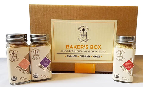 Baker's Box - Cinnamon powder, Cardamom powder, Ginger powder